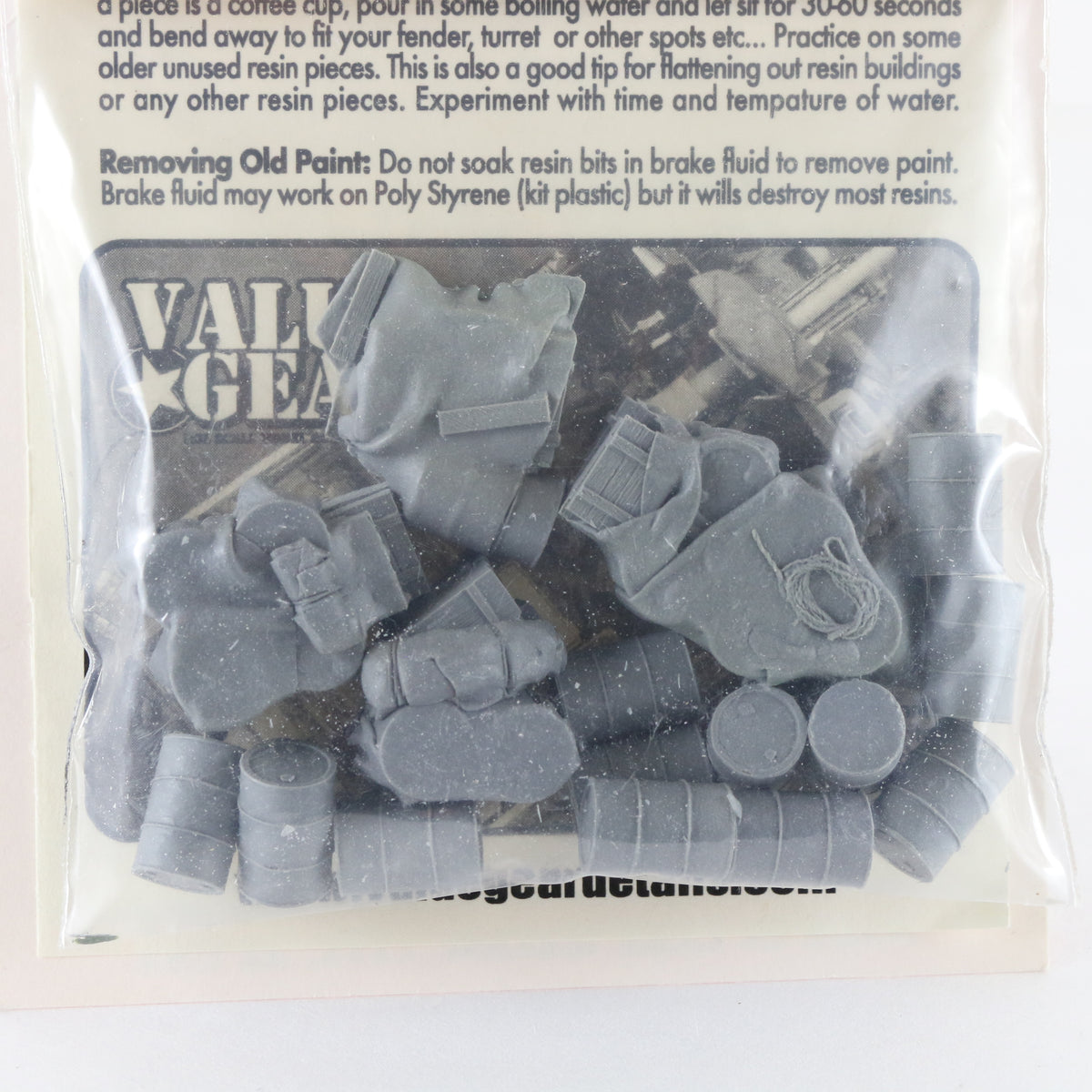Allied Fuel Drums WW2 Military Accessory Set Value Gear 1:72 - 1:76 DA Resin