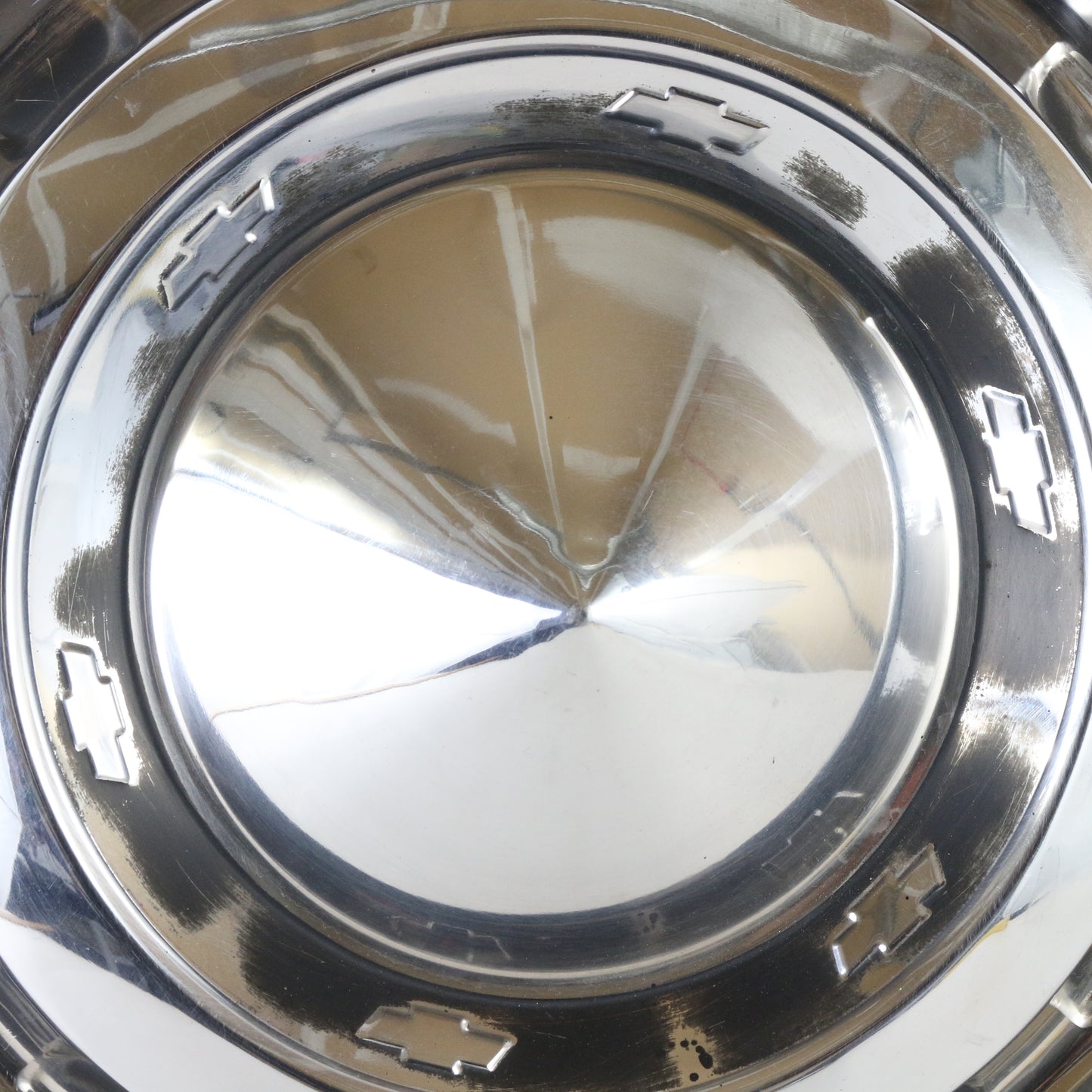 Vintage 1956 Chevrolet Chevy Metal Wheel Hubcap 15.25"