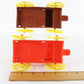 Lot Of 2 Vintage Buckboard Wagons Dark & Light Red MPC 5.5" Plastic Models