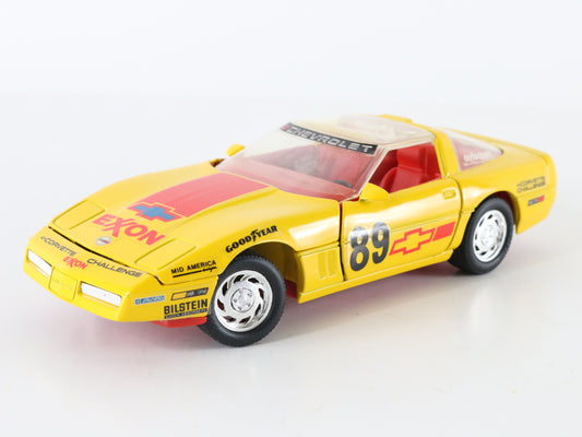 1989 Chevy Corvette ZR-1 Exxon #89 Yellow Revell Metal Model Car 1:24