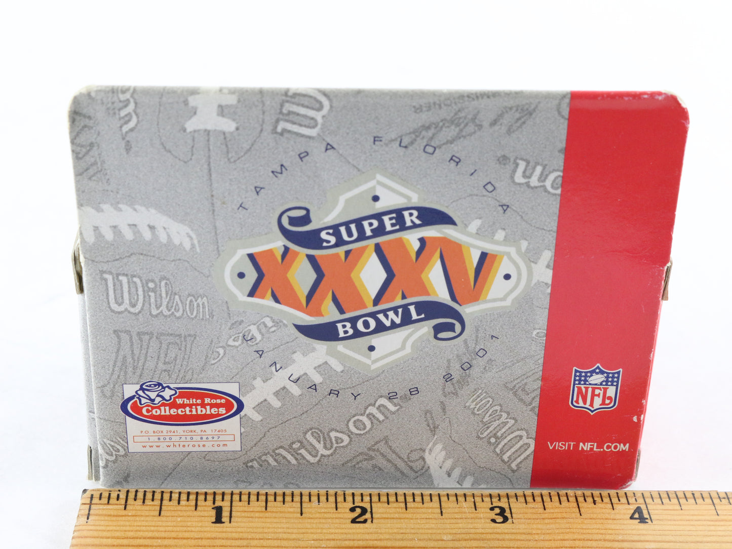 Plymouth Prowler Super Bowl XXXV 35 Tampa Florida White Rose 1:56 Scale