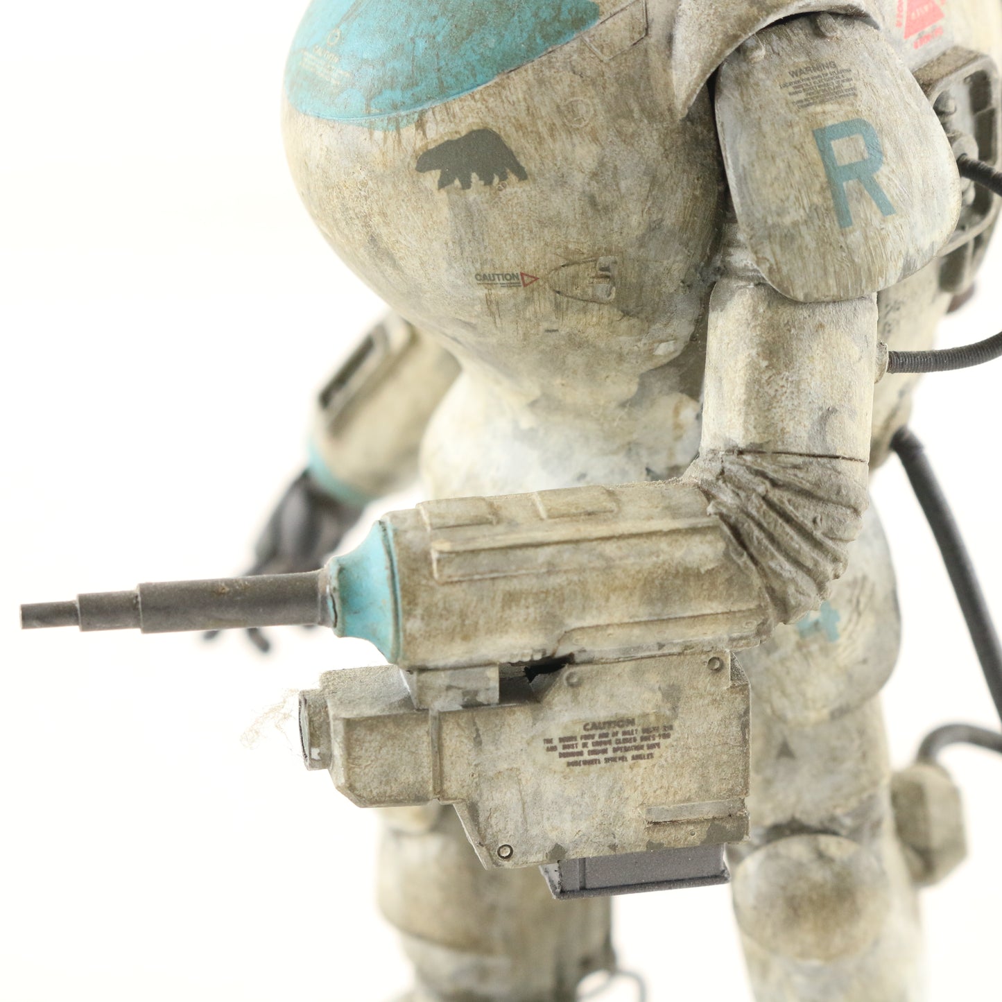 Ma.k Snowman SAFS Super Armored Fighting Suit 1/20 Built Weathered Painted