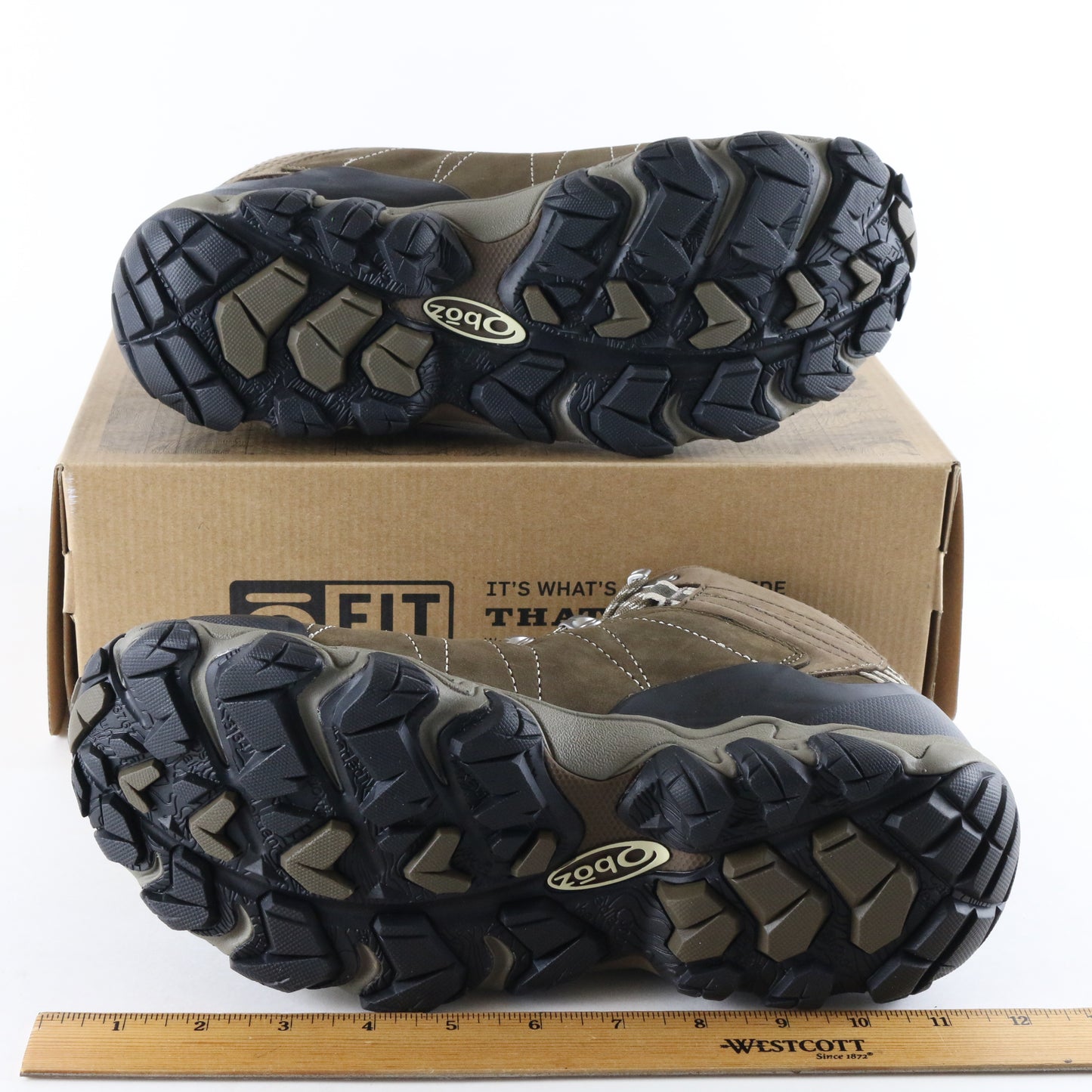 Oboz Bridger Mid B-dry Womens Walnut Waterproof Hiking Boots Size 12 USA 22102