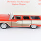 1958 Edsel Bermuda Six Passenger Station Wagon Orange White Danbury 1:24 Diecast