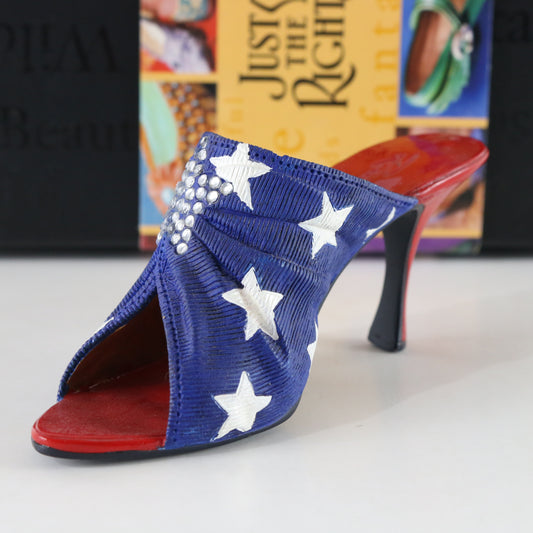 Star Spangled Resin Collectible Shoe