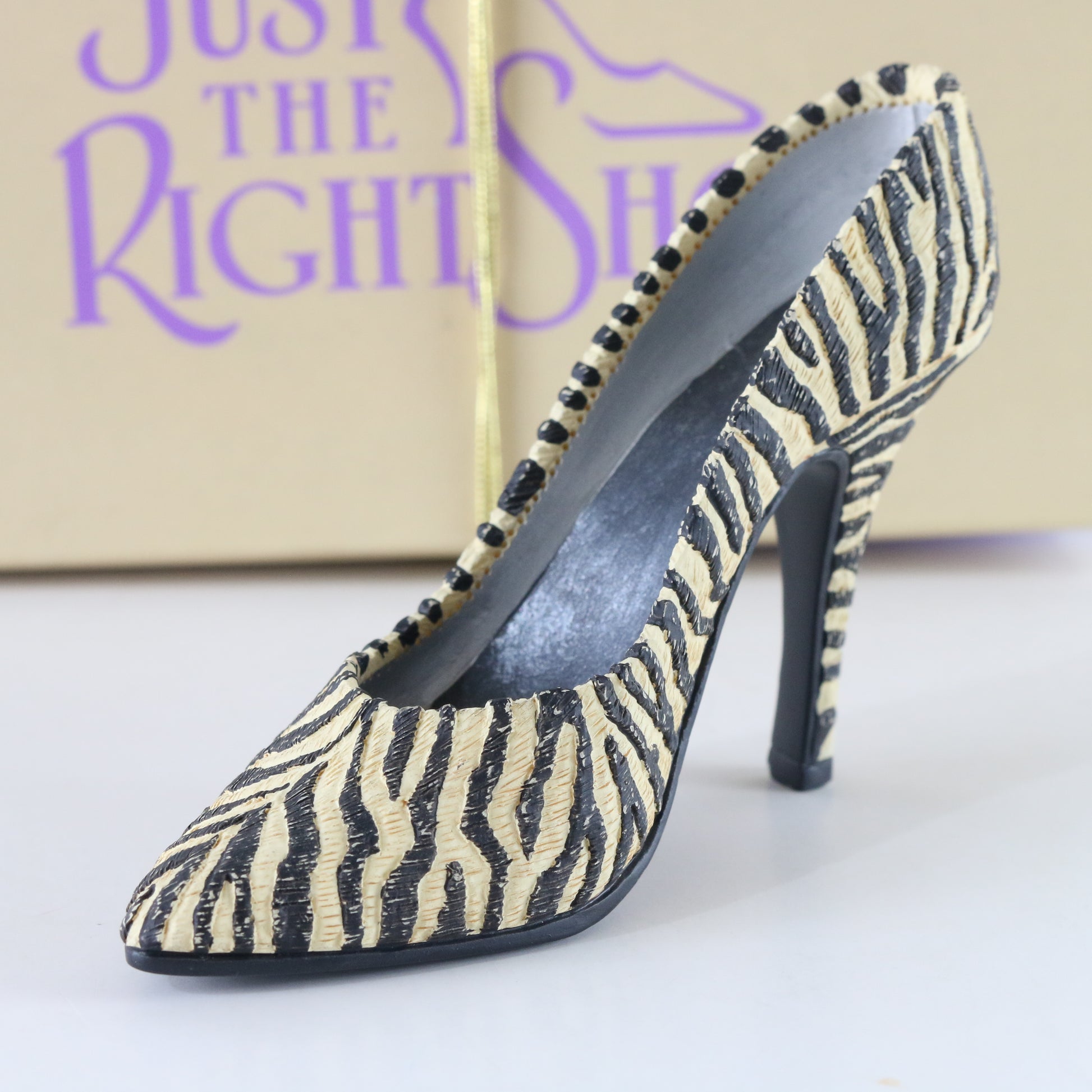 Serengeti Zebra Stripe Resin Shoe