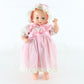 Tynie Twins Pink Dress Girl Horsman 13" Doll W/ Pink Cap Tw14