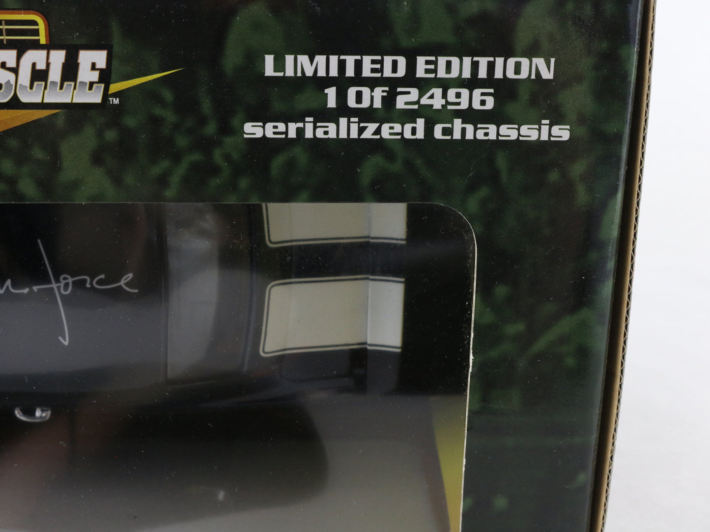 1969 Chevy Camaro SS Black John Force Signed American Muscle ERTL 1:18 1 Of 2496