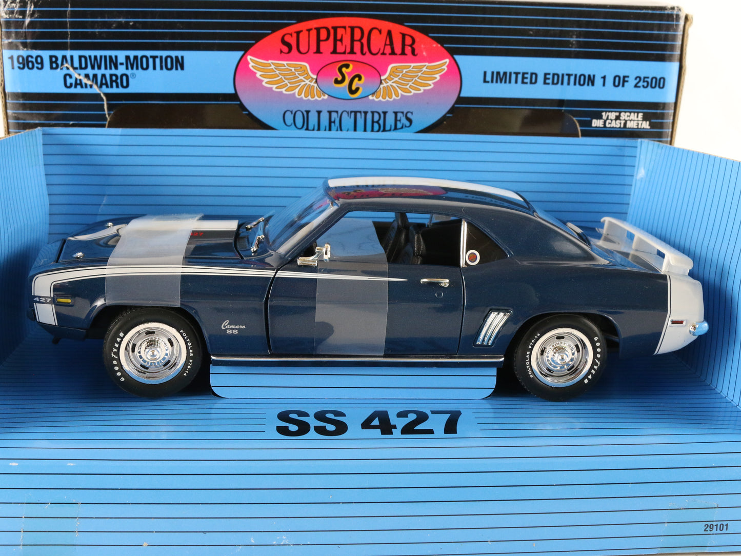 1969 Chevy Camaro Ss427 Baldwin Motion American Muscle Supercar ERTL 1:18 29101