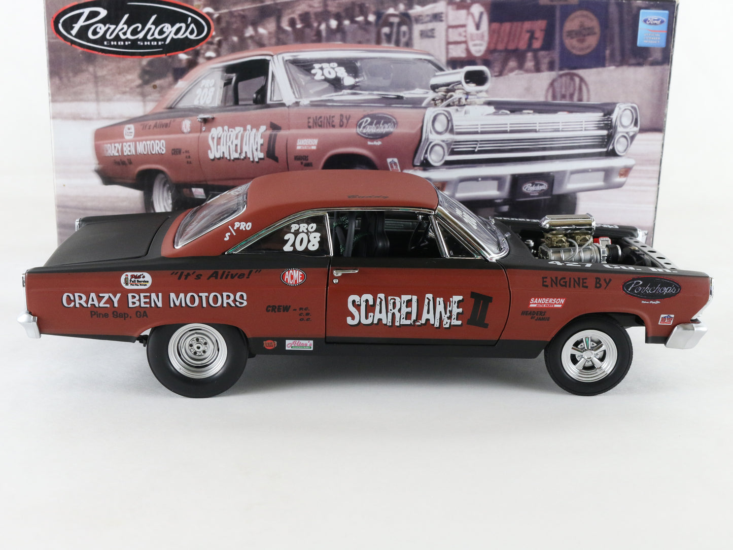 1967 Fairlane Scarelane II 208 Porkchops Crazy Ben GMP 1:18 1 Of 996 G1801123