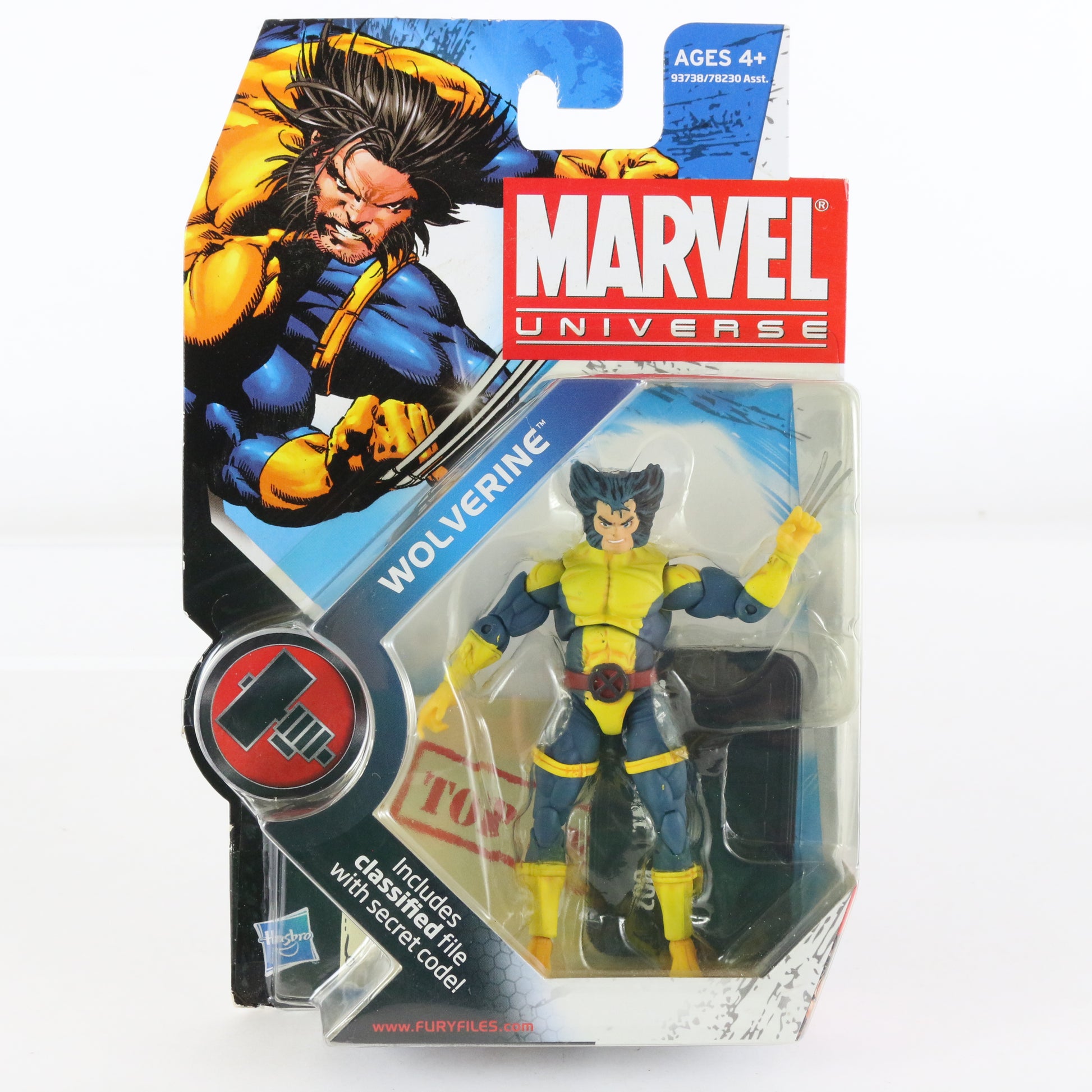 Marvel Universe Series 2 002 Wolverine Xmen 3.75" Action Figure Hasbro 