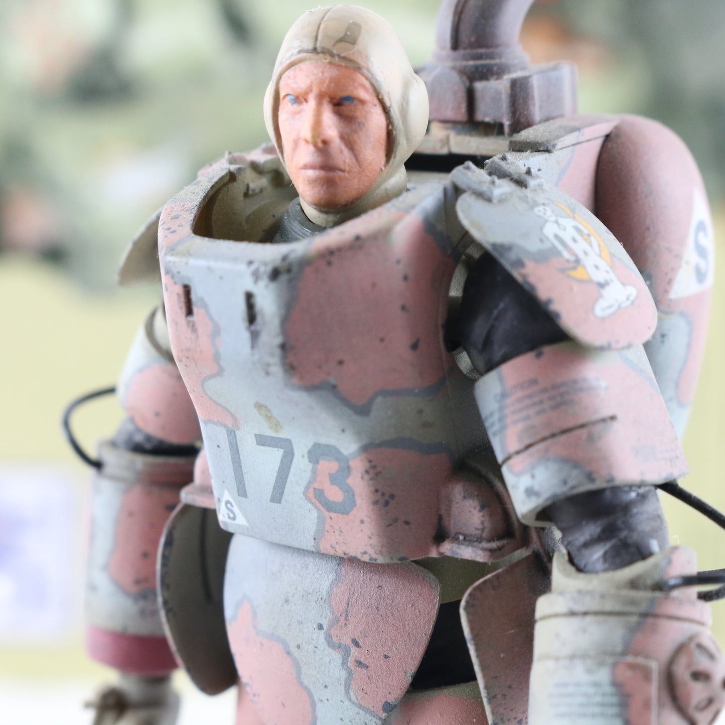 NIKKO Ma.k Maschinen Krieger G-Pawn AUSF 1:20 Built Painted W/ Award Stand