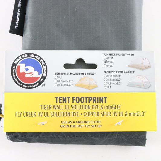 Big Agnes Fly Creek HV UL2 Solution Dye Tent Footprint Ground Cloth Accessory