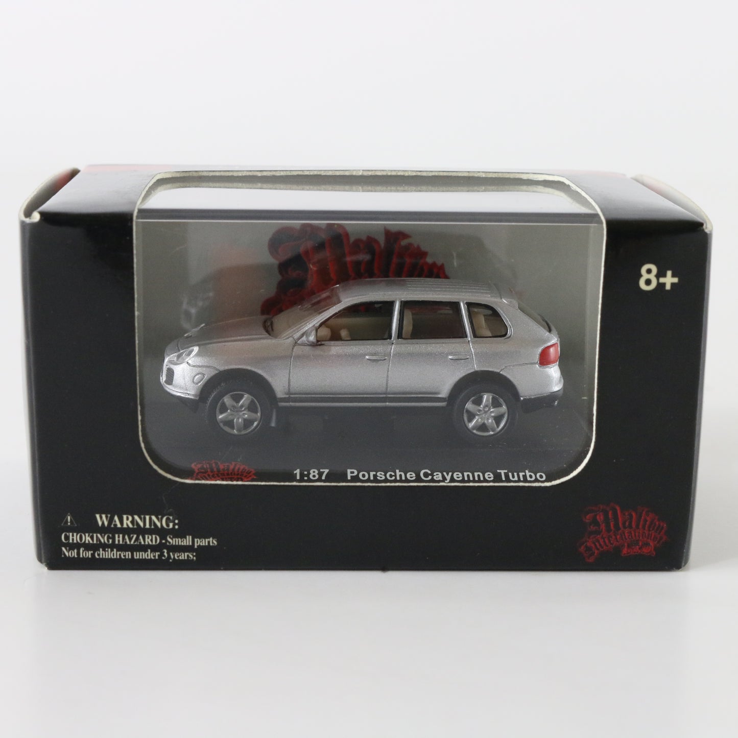 Porsche Cayenne Turbo Silver Model Car Malibu Intl High Speed HO SCALE 1:87 114