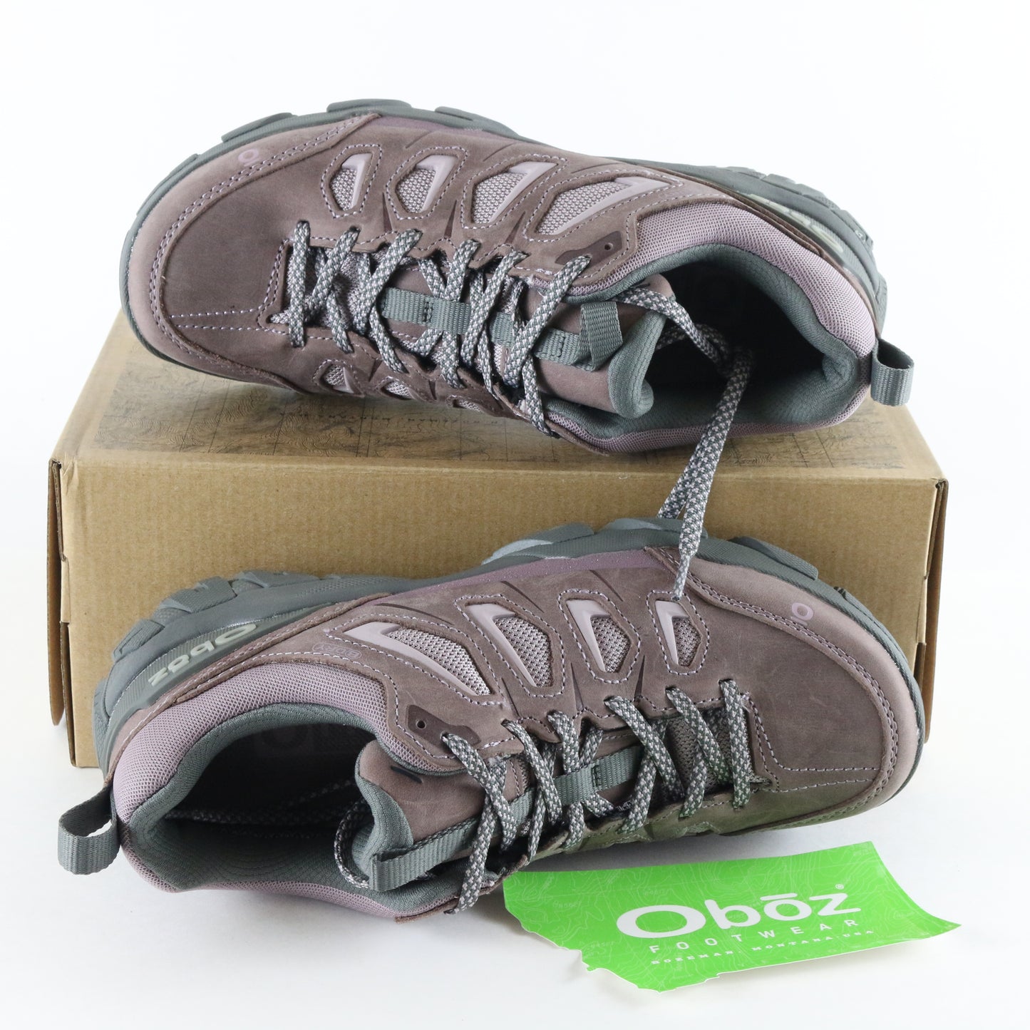 Oboz Sawtooth X Low B-dry Womens Lupine Waterproof Hiking Boots Size 7 USA 23502