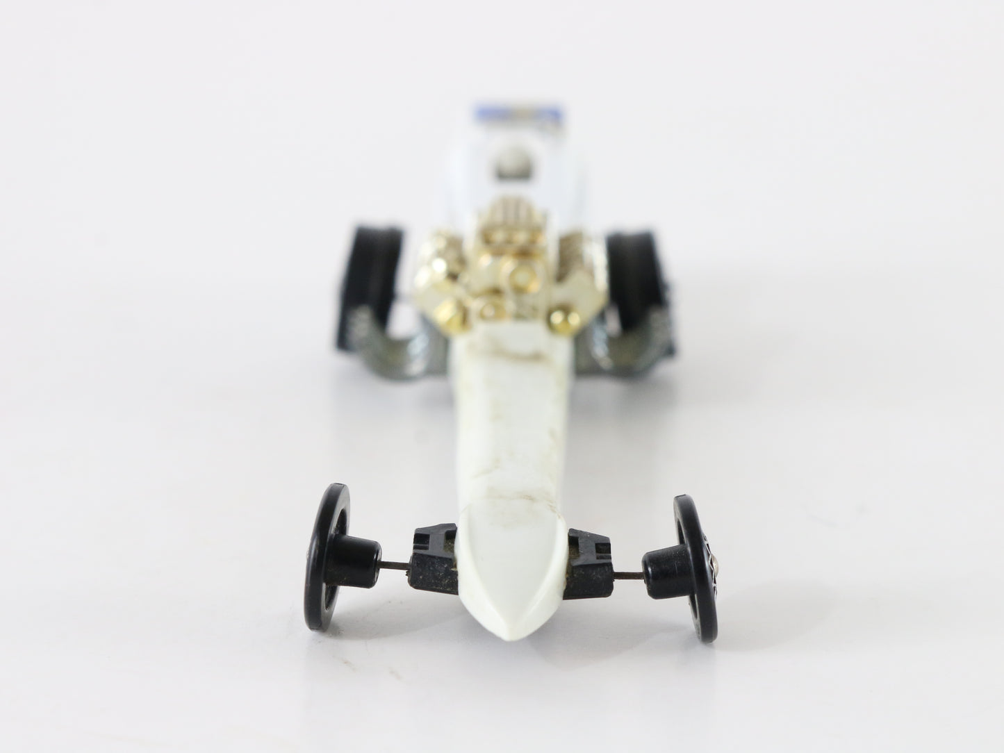 Vintage Hot Wheels Fuel Dragster Don Prudhomme Snake 1 White Mattel 1:64 5951002