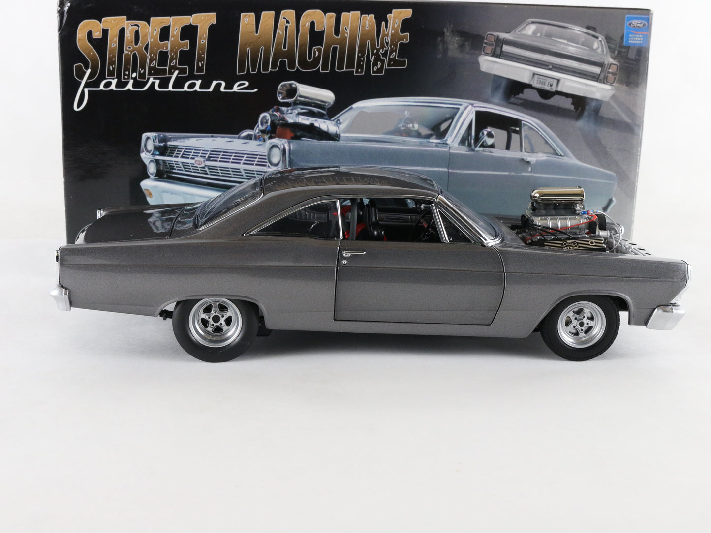 1967 Ford Fairlane Street Machine Street Fighter GMP 1:18 Gray Model G1801114