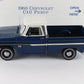 1966 Chevrolet C10 Pickup Truck Blue White Danbury Mint 1:24 Diecast Model