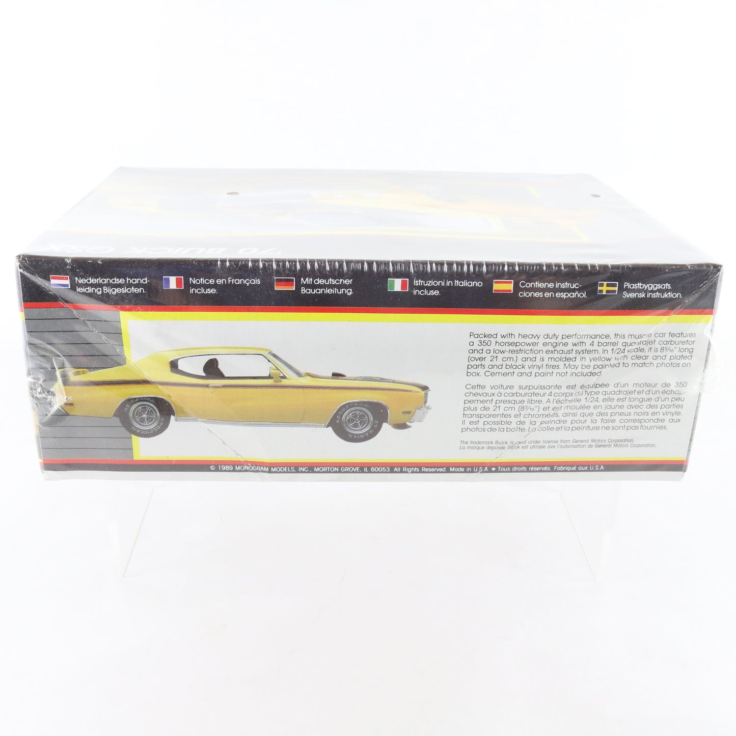 1970 '70 Buick GSX Monogram 1:24 Plastic Model Car Kit 2793 SEALED