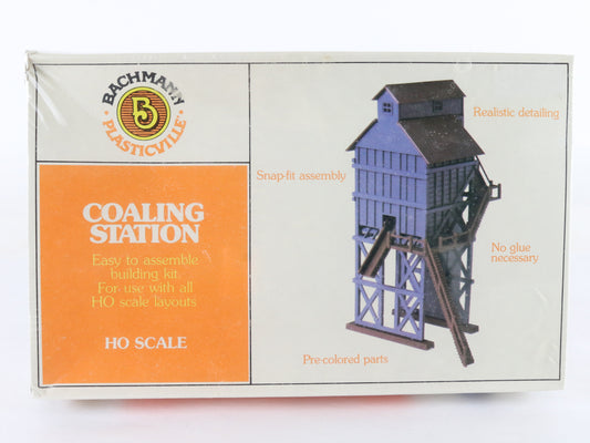Bachmann Plasticville HO 45211 Coaling Station Train Layout Building Kit Sealed