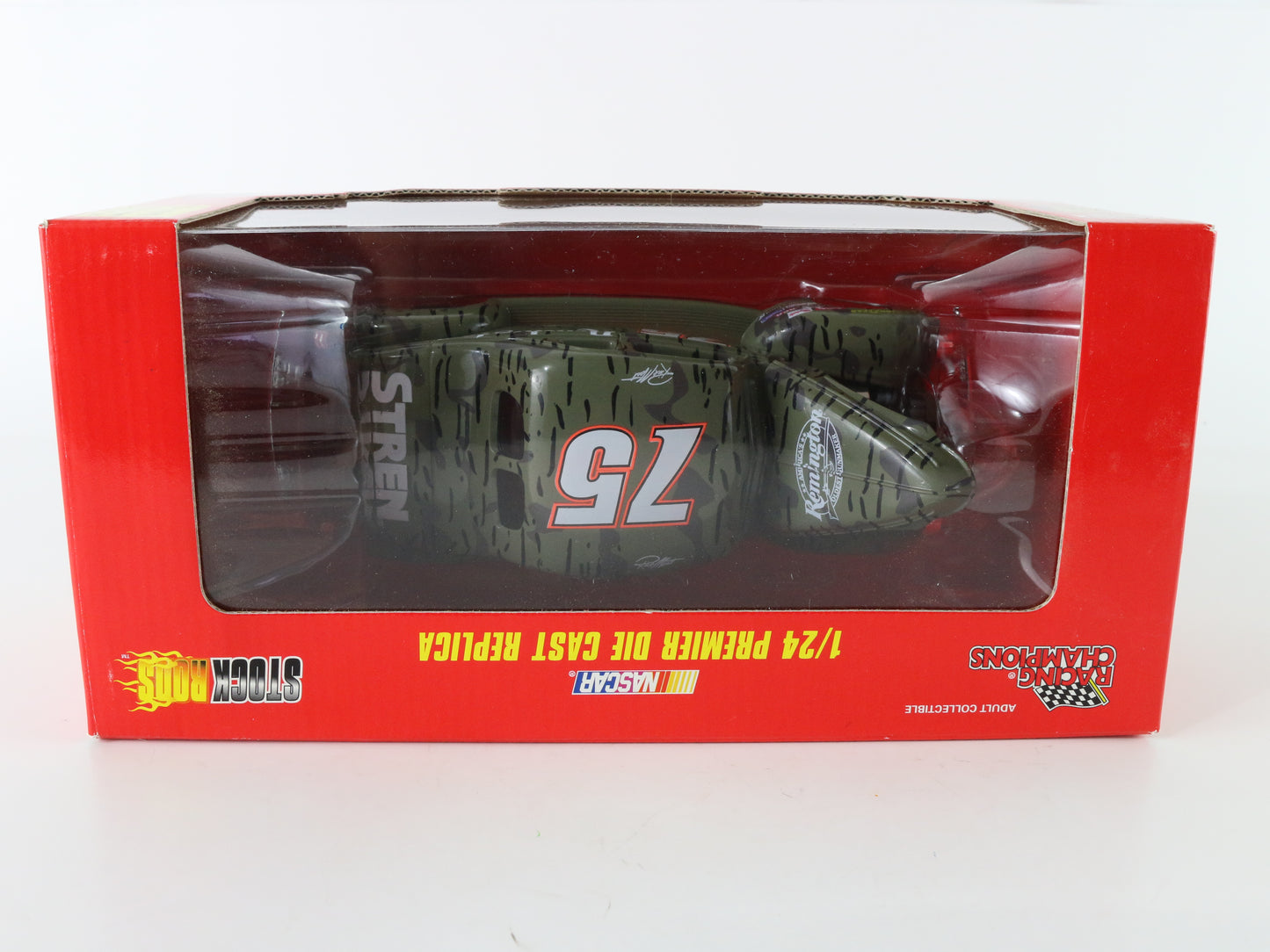 1940 Ford Remington Camo #75 Stock Rods Race Car Racing Champions 1:24 06800