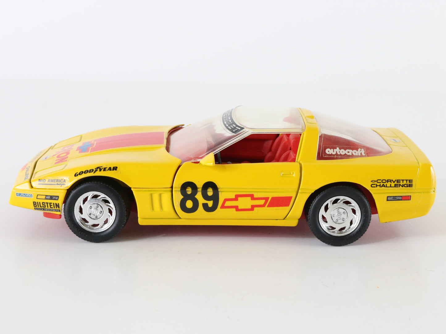 1989 Chevy Corvette Zr-1 Exxon #89 Yellow Revell 1:24 Metal Model Car