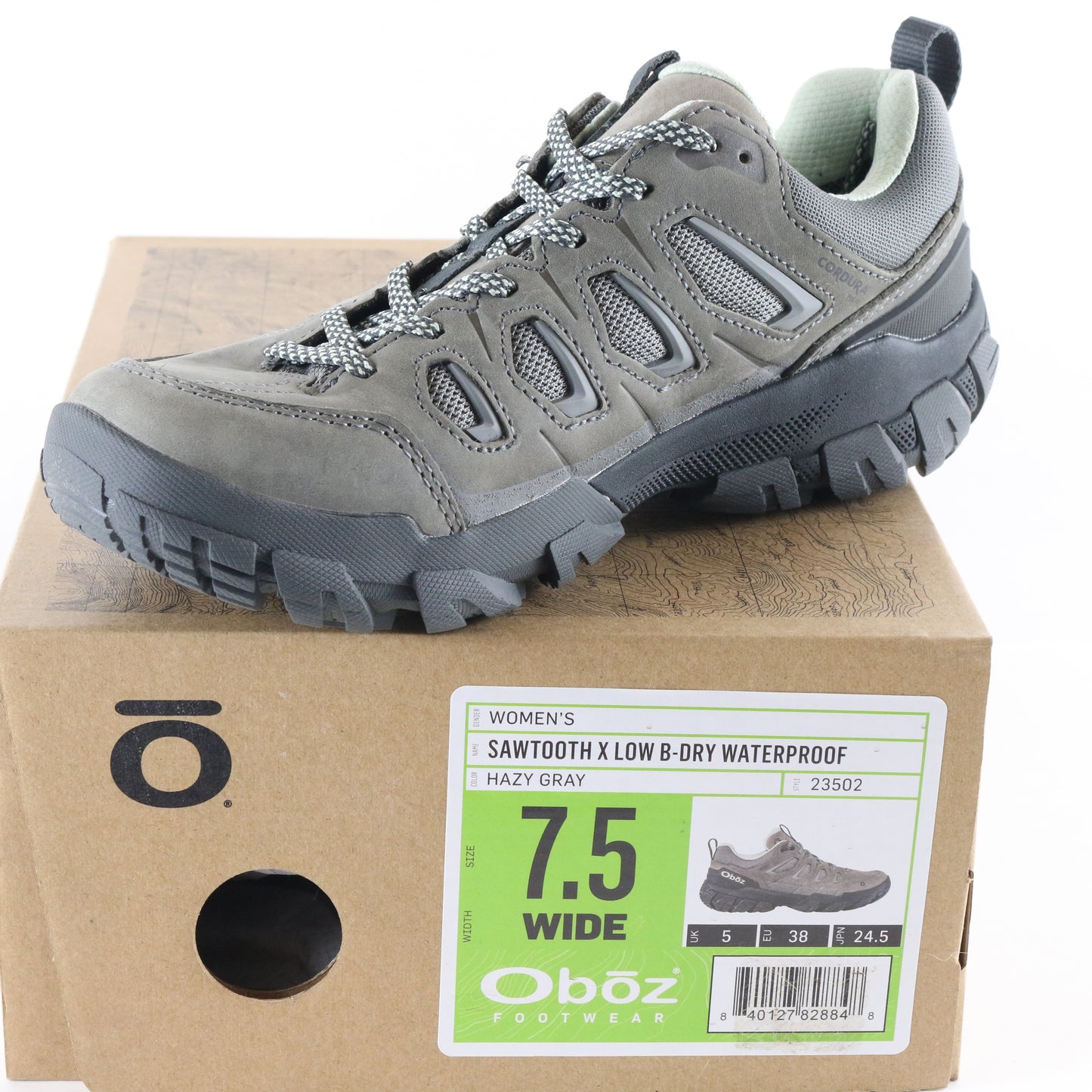 Oboz Sawtooth X Low B-dry Womens Waterproof Winter Hiking Boots Size 7.5 Wide