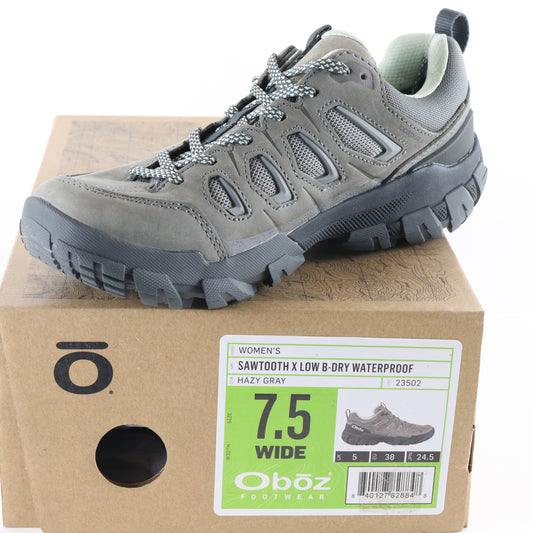 Oboz Sawtooth X Low B-dry Womens Waterproof Winter Hiking Boots Size 7.5 Wide