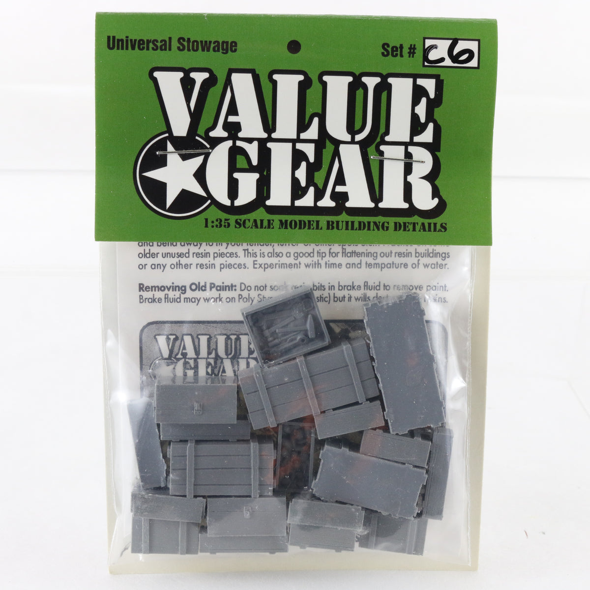 Wooden Crates Set #6 Stowage Military Accessories Value Gear 1:35 WC6 Resin