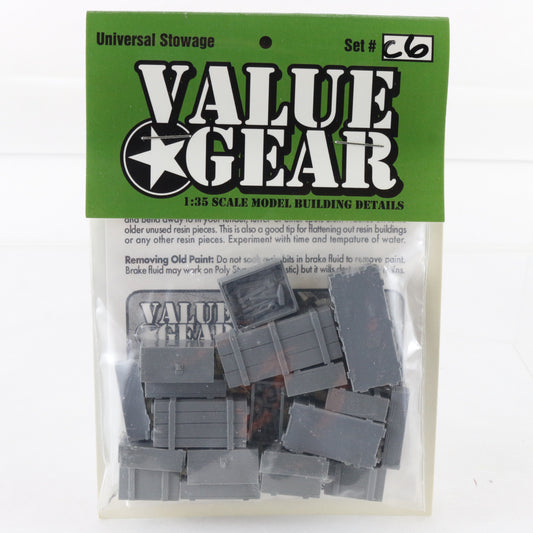 Wooden Crates Set #6 Stowage Military Accessories Value Gear 1:35 WC6 Resin