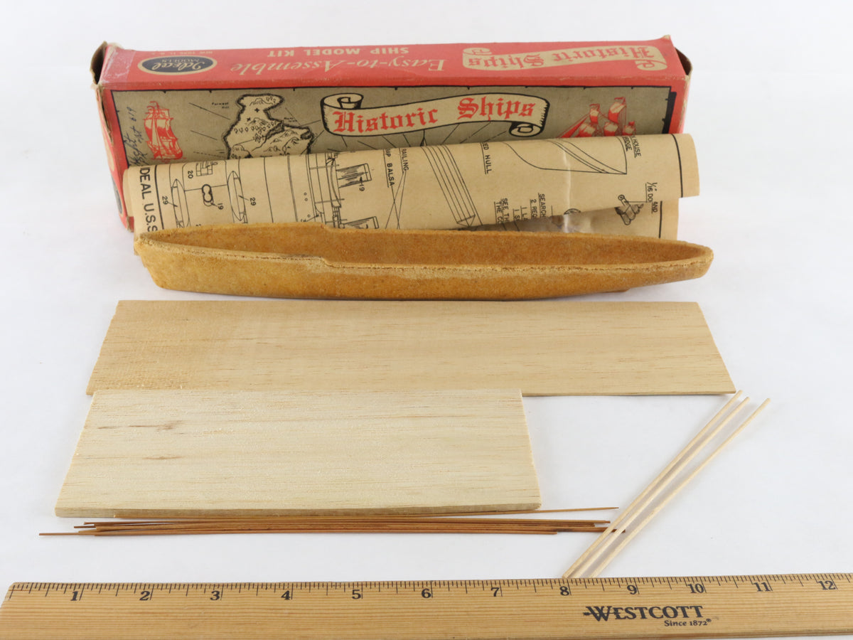 USS Destroyer Hull Ideal Models Historic Ships Wood Kit