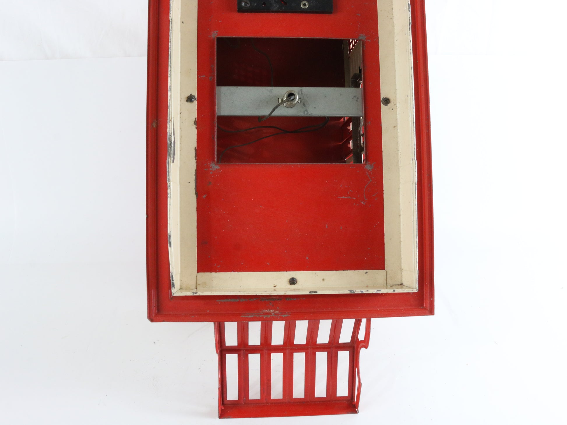 City Passenger Train Station Red & White Tinplate Lionel O 115 Tinplate classic station building for O gauge