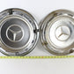 Lot Of 3 Vintage Mercedes Metal Wheel Hubcaps 15"
