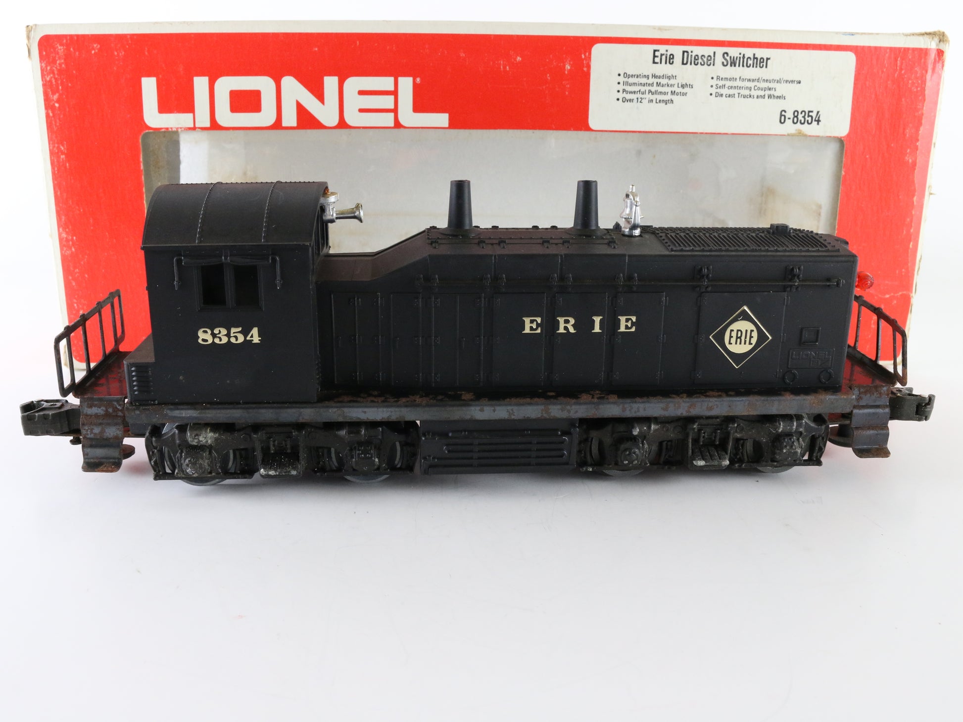 Lionel O Erie 8354 Black Switcher Diesel Locomotive