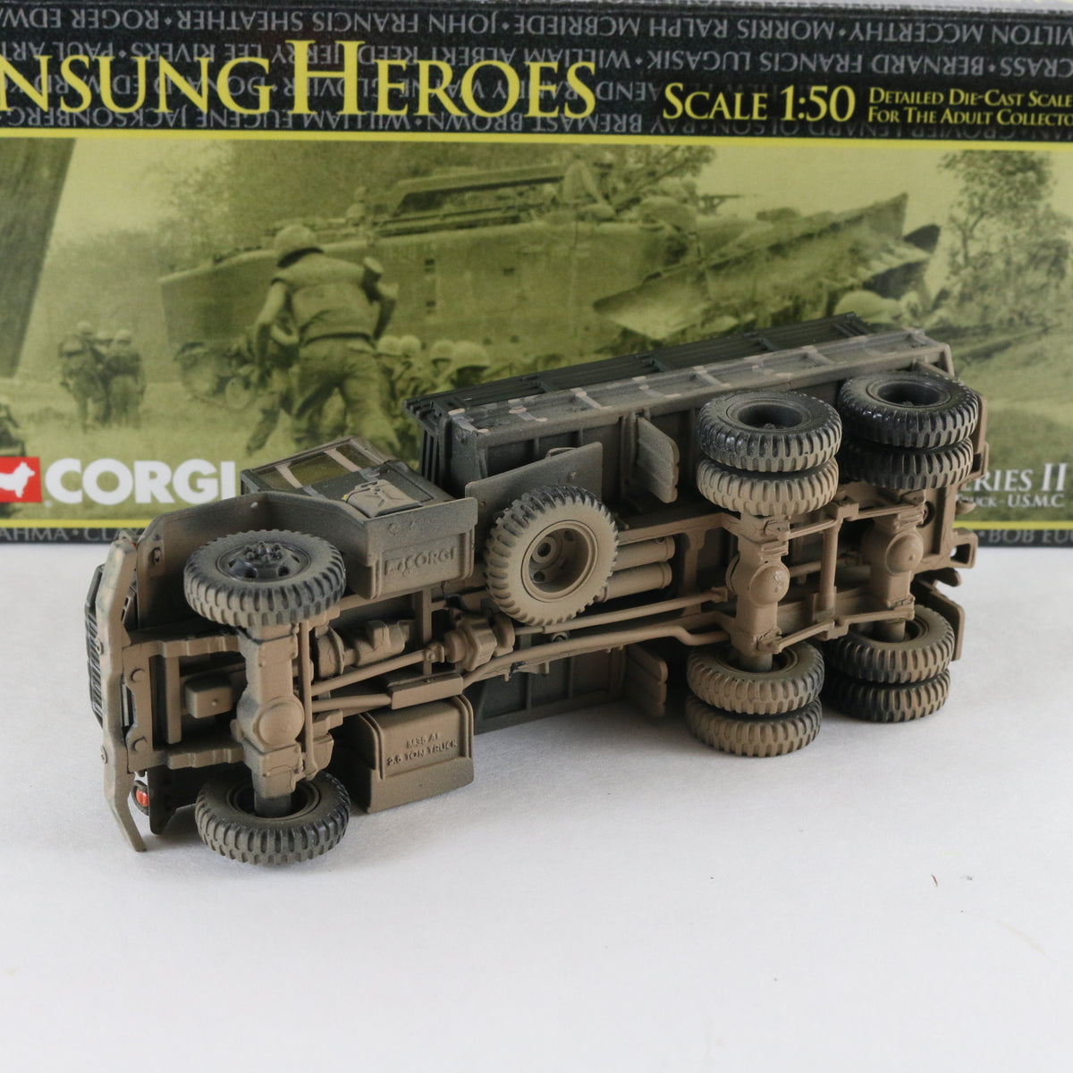 M35A1 Deuce & A Half 2.5 Ton Truck USMC Corgi 1:50 50204 Metal Military Vehicle