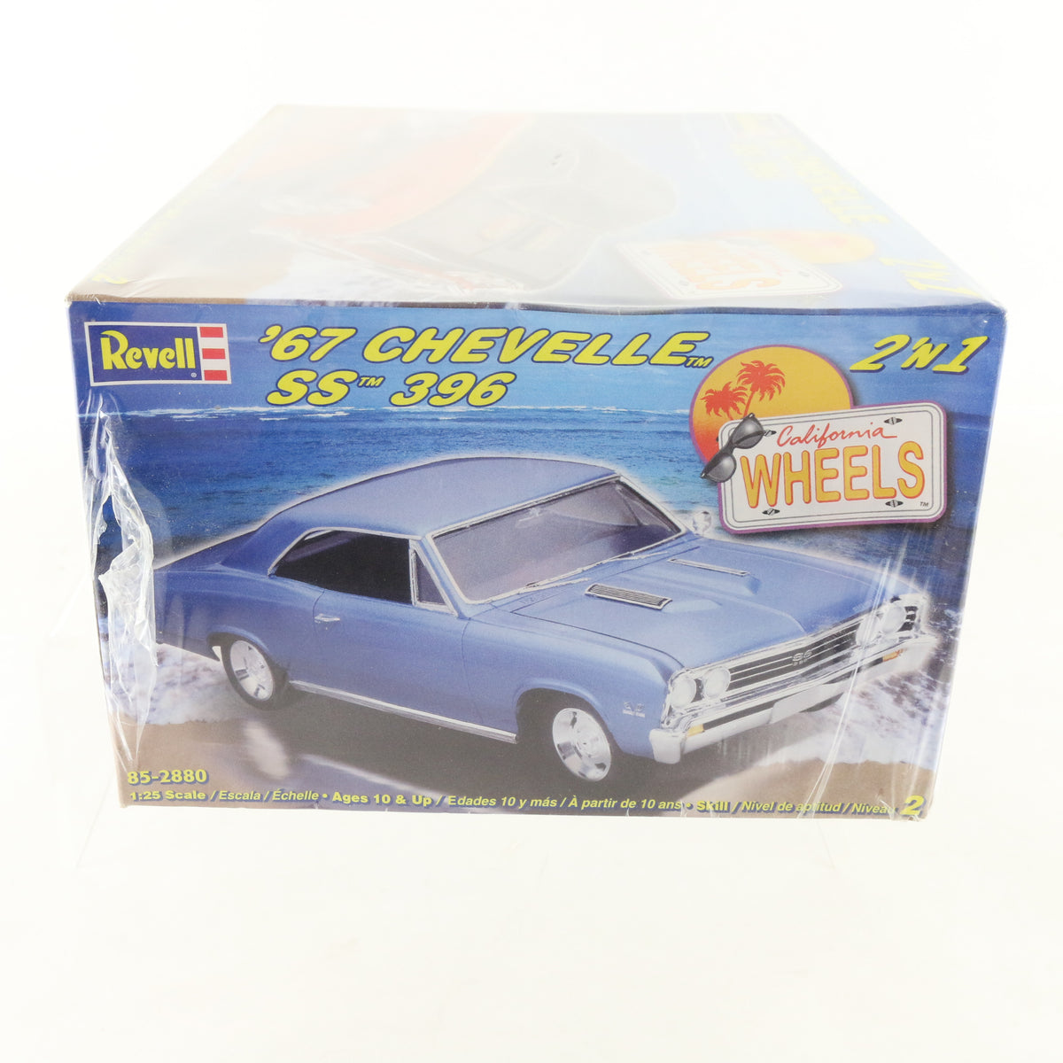 1967 '67 Chevelle SS 396 California Wheels Revell 1:25 2 In 1 Model Kit 85-2880