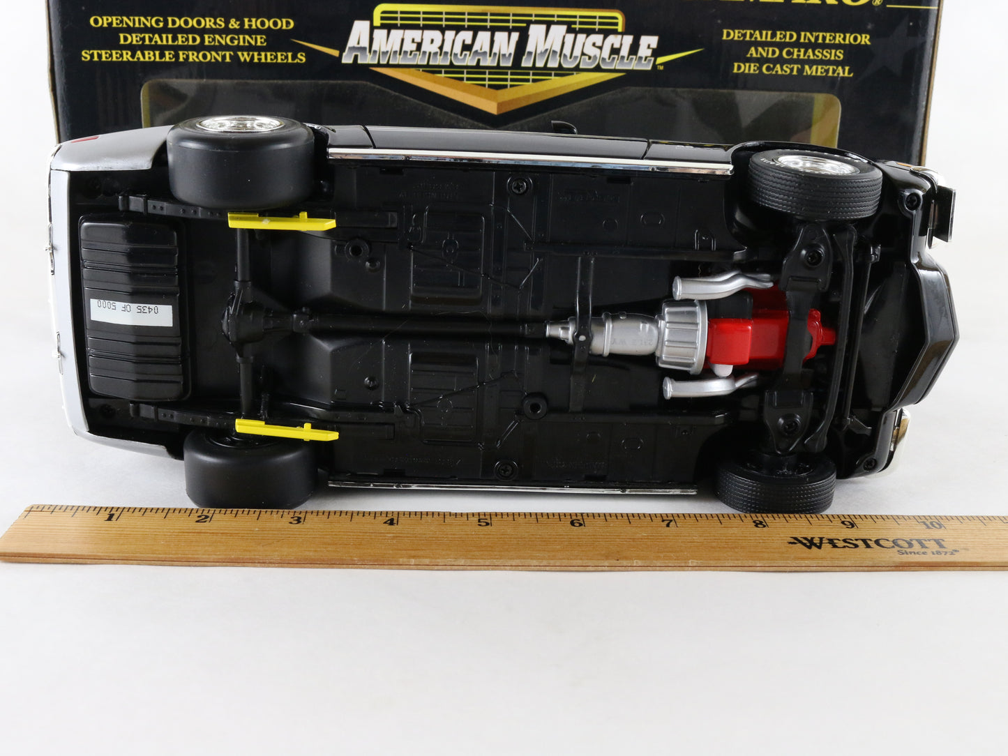 1970 Chevy Camaro Phase III Black ERTL American Muscle 1:18 Diecast Model 32810