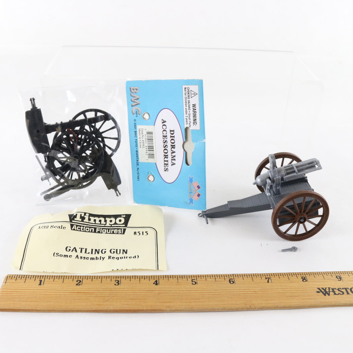 Lot Of 2 Gatling Guns Civil War Weapon BMC & TIMPO 1:32 8515 Kits