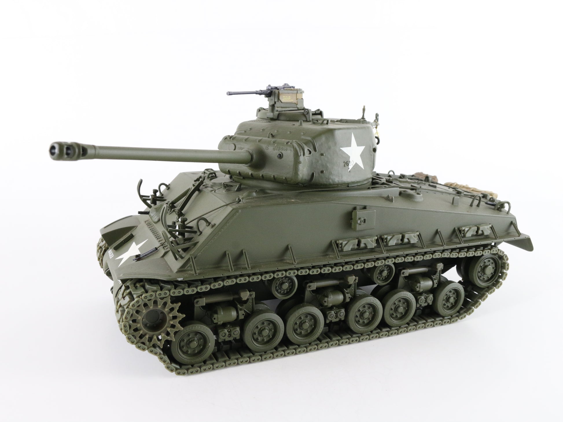 General George Patton USA M4A3 Sherman Tank Franklin Mint 1:24 Military Vehicle