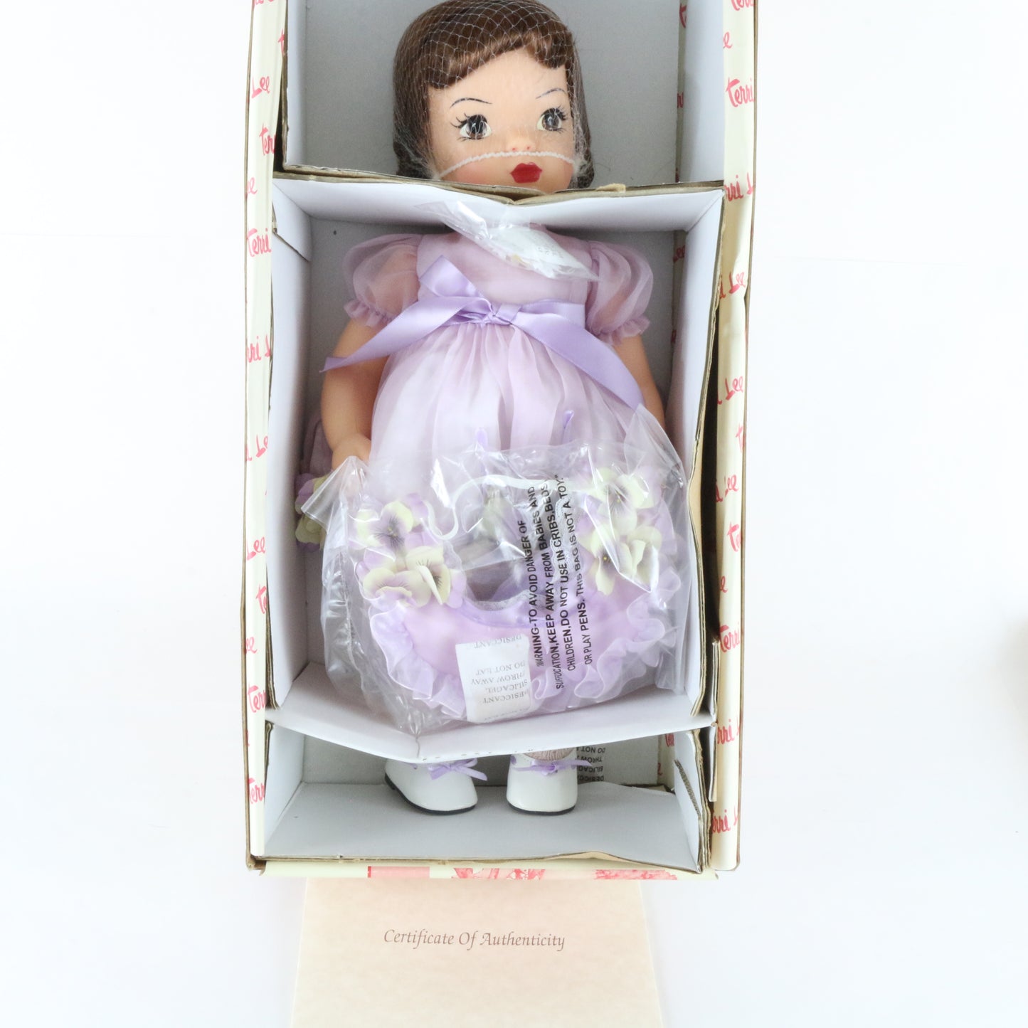 Terri Lee Garden Party Purple Dress 16" Vinyl Doll W/ Extras 1094/5000 320006