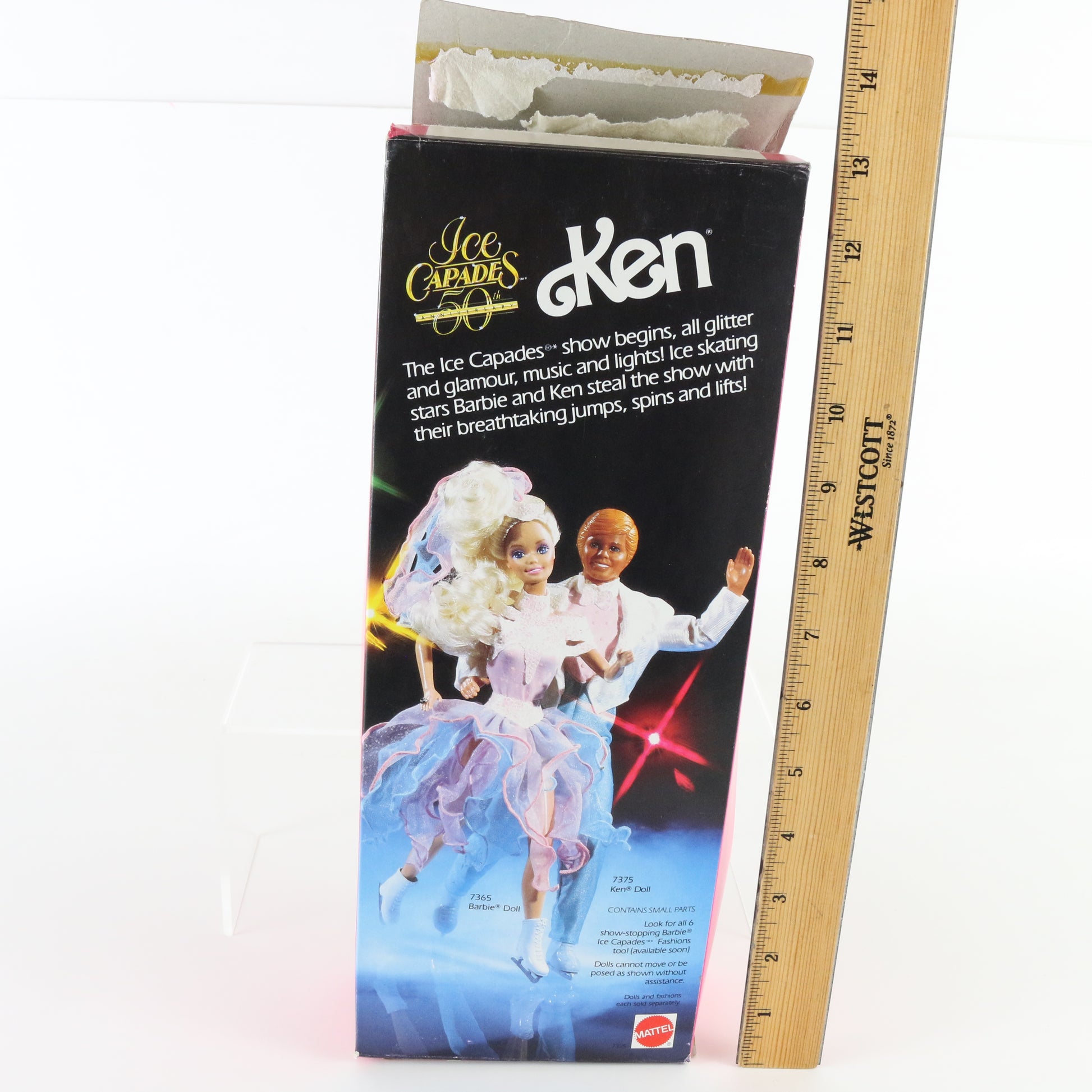 Barbie Ken Ice Capades 50th Anniversary Skating Partner Mattel 7375 1989
