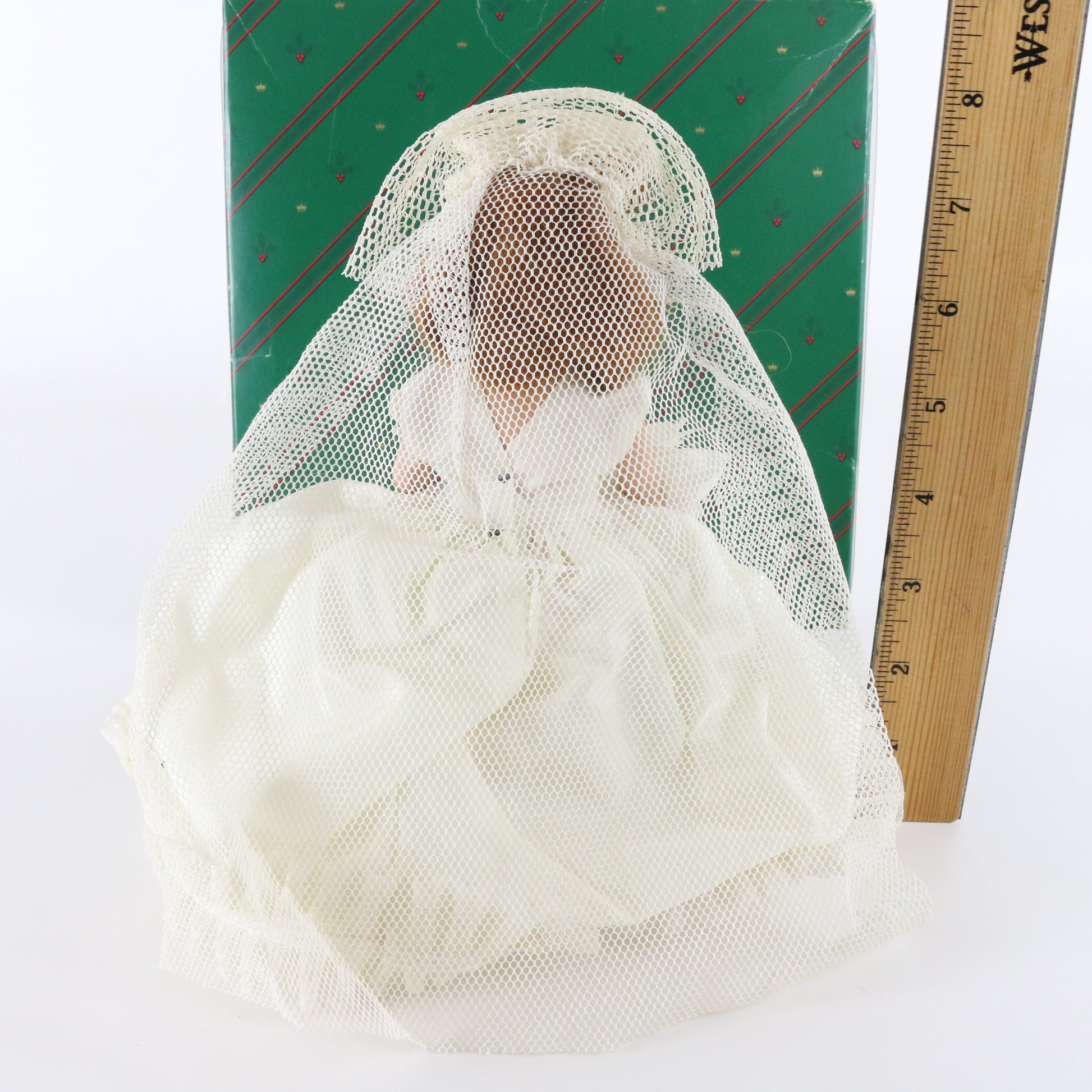 Vintage 1930s Nancy Ann Storybook Wedding Dress Girl Bisque Doll 7.5"