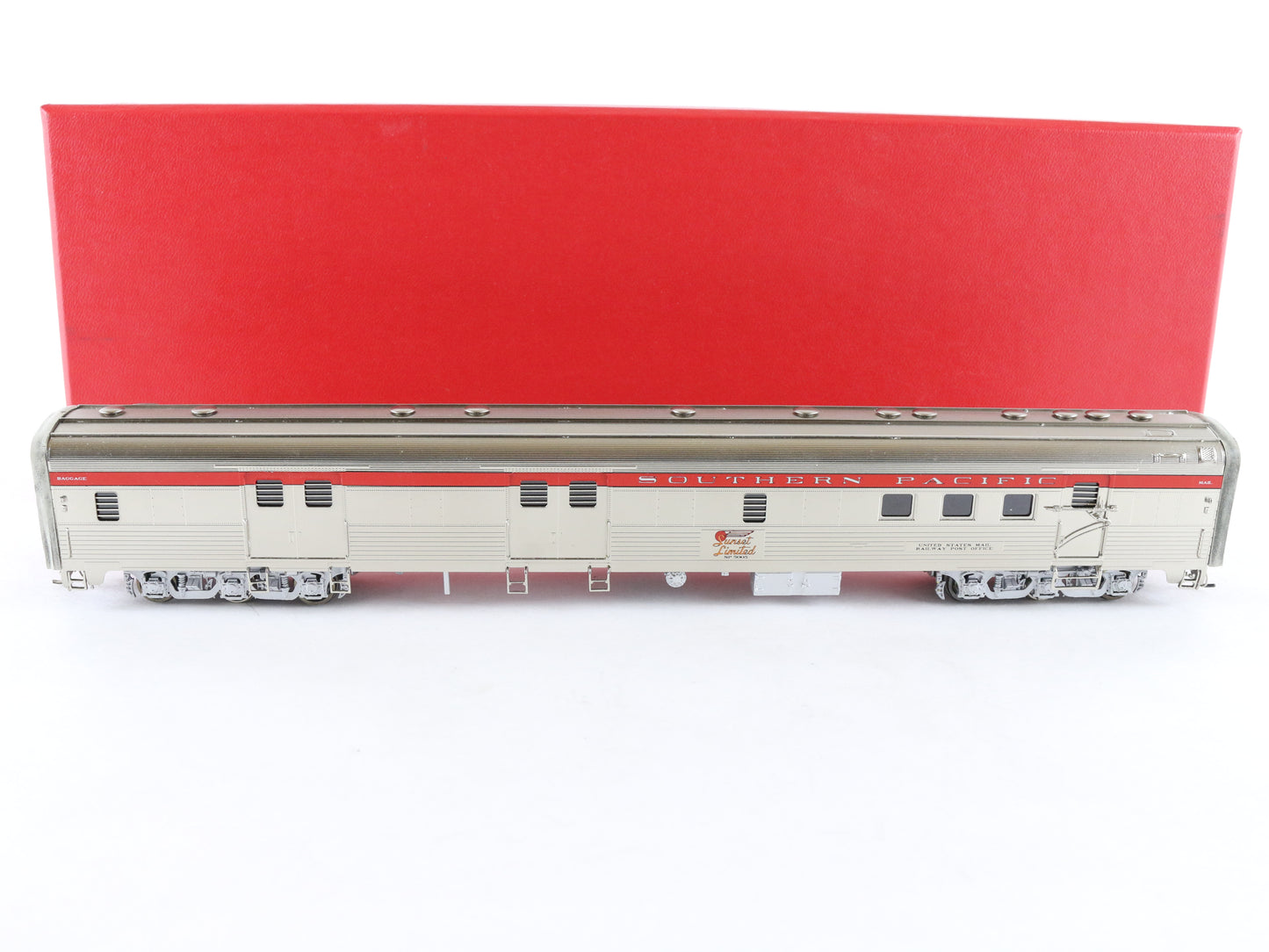 Coach Yard HO Southern Pacific SP 1950 Sunset Limited Painted Brass Baggage Car