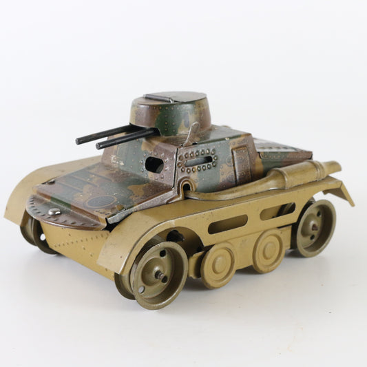 Pre-war Gescha tinplate Panzer I tank 1936 German military collectible