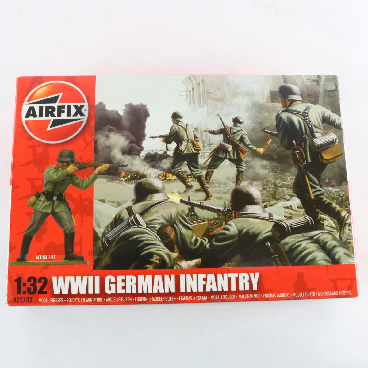German Infantry WW2 WWII Airfix 1:32 A02702 Plastic Model Soldier Figures