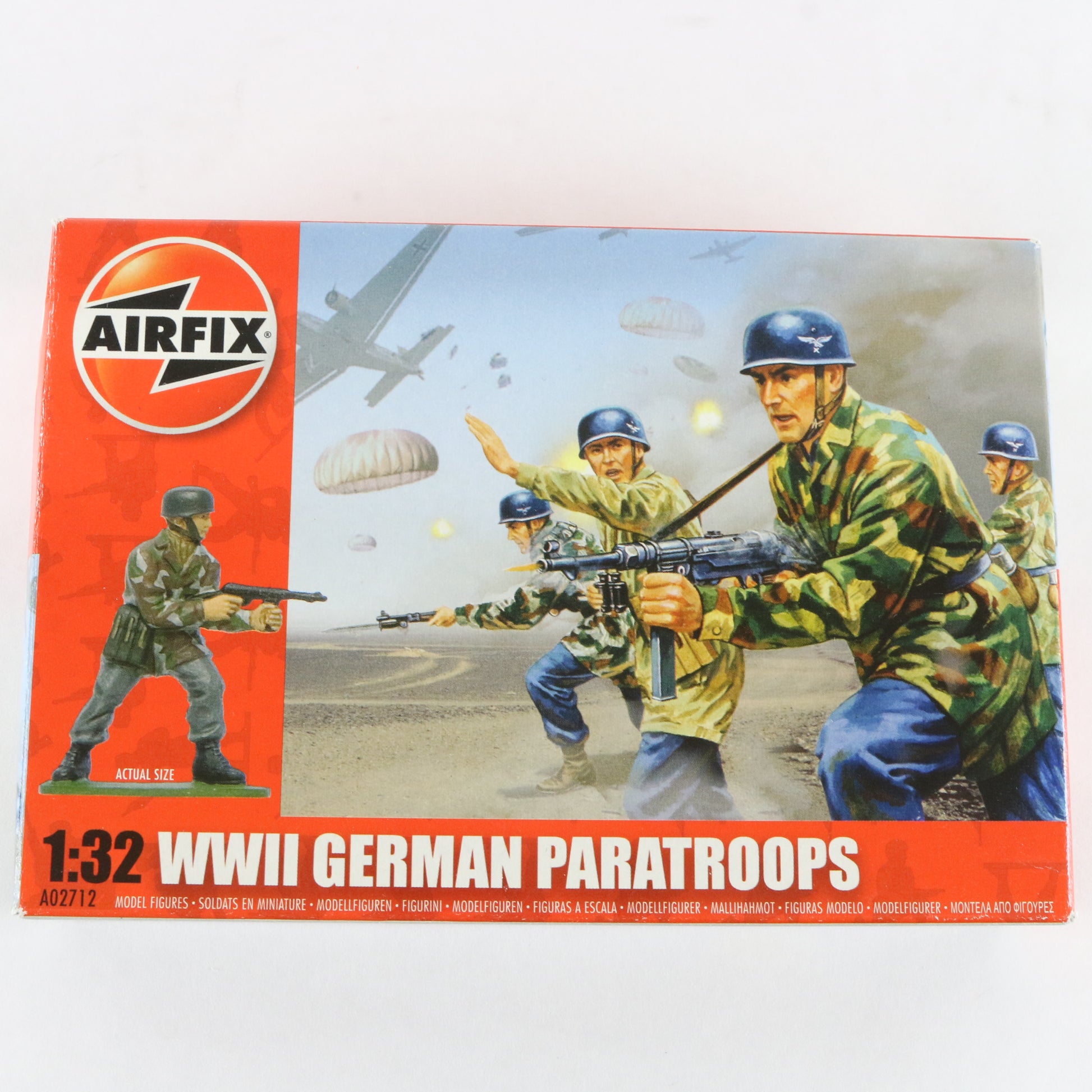 German Paratroops WW2 Airfix 1:32 A02712 Plastic Model Soldier Figures