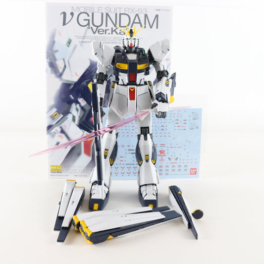 Gundam RX-93 MG Ver.ka Bandai Mobile Suit 1:100 Model Paperwork