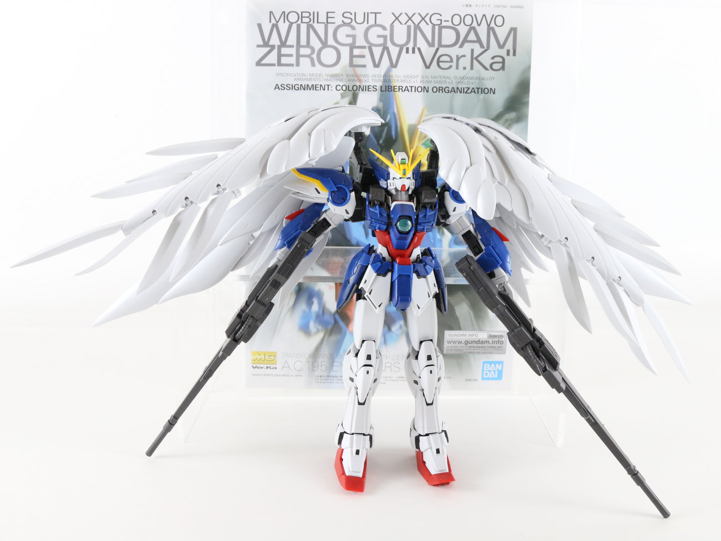 Gundam XXXG-00w0 Wing Zero EW KA Mobile Suit Model 1:100 Instruction 