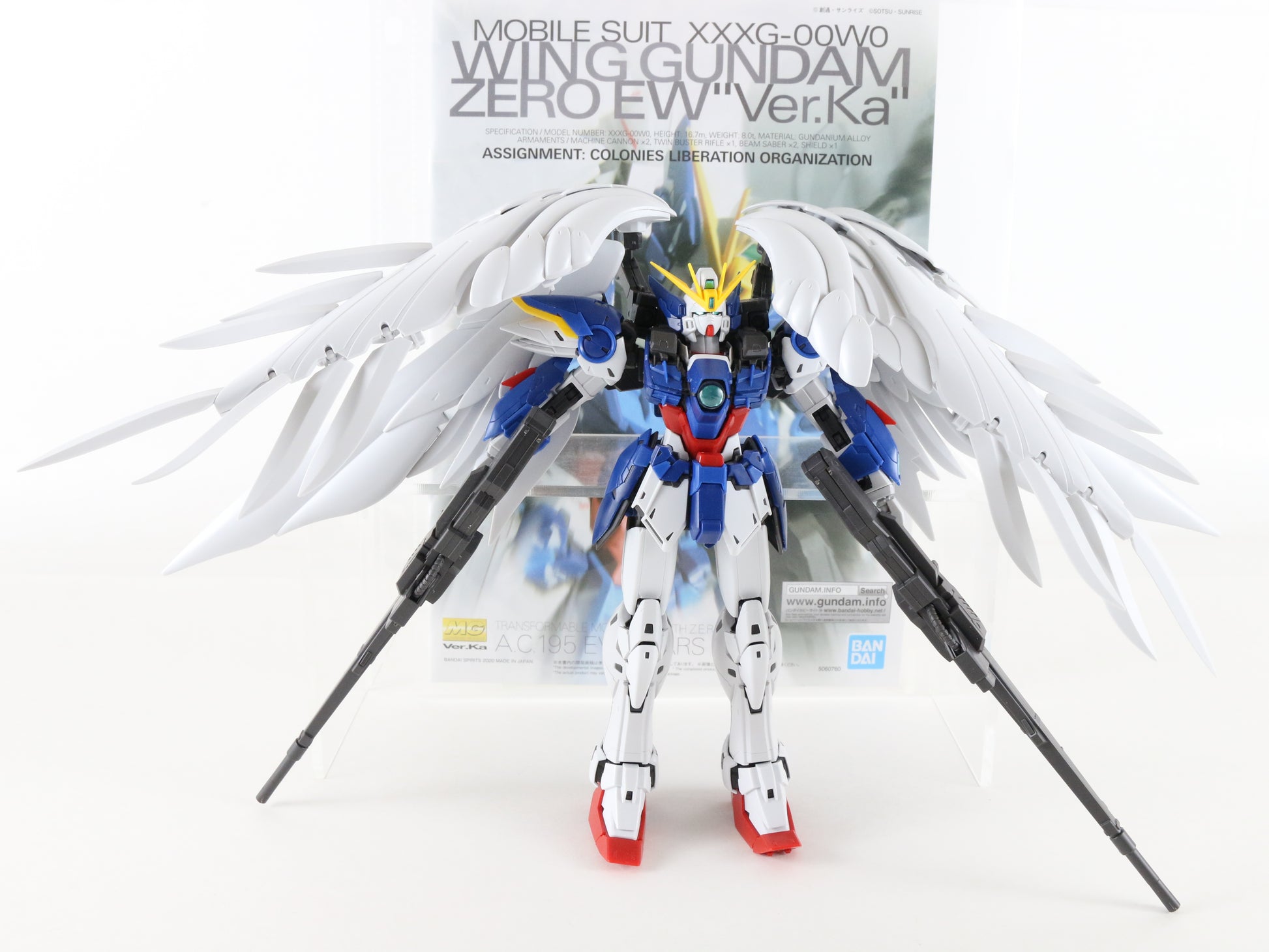 Gundam XXXG-00w0 Wing Zero EW KA Mobile Suit Model 1:100 Instruction 