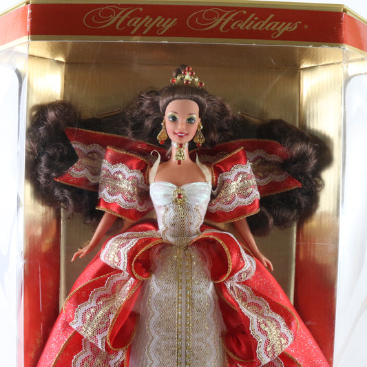Happy Holidays Hallmark Keepsake Barbie Doll 1997 Mattel 17832 festive attire collectible Christmas edition